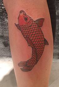 patró de tatuatge de calamar de vedell