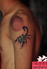 arm handsome fashion totem scorpion tattoo pattern