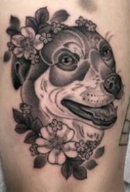 сет димног узорка црног пепела животињског тетоважа