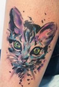 a group of water colored animals and other tattoo pictures