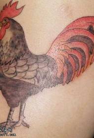 šablona piletina tetovaža uzorak