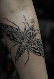 Tattoo black exquisite dub-style tattoo qauv