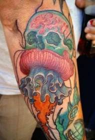 сукња с узорком тетоваже медузе Лепршави узорак тетоваже медуза