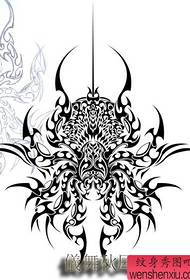 蝎子纹身图案:蝎子图腾纹身图案图片