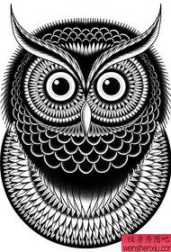 a very handsome owl tattoo manuscript