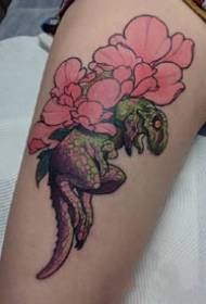 un conxunto único de deseños de tatuaxes creativas para animais cun estilo único