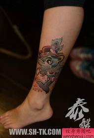 djevojke noge Popularni delfin tetovaža uzorak