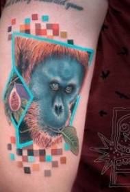 мала тетоважа на животни слатки и шарени жива шема на тетоважи со мали животни