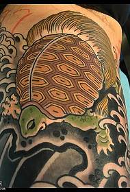 Big Arm Turtle Tattoo Pattern