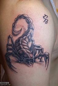 kar skorpió tetoválás minta