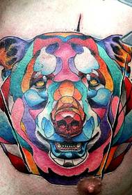 сладък сладък седем цвята животински аватар татуировка