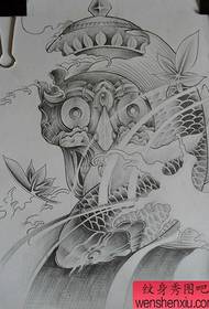 tattoo pattern:   鲤 tattoo tattoo tattoo tattoo picture