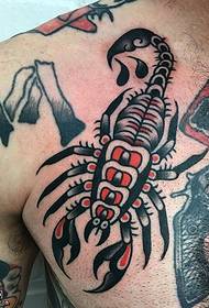 rame realističan u obliku pinceta uzorak tetovaža