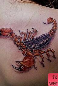 scorpion tattoo pattern: beauty shoulder color scorpion tattoo pattern
