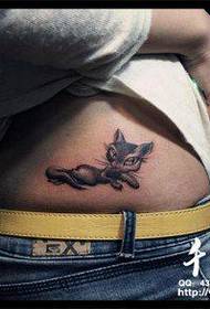 intambo okhalweni lwe-petite nephethini le-fox tattoo enhle