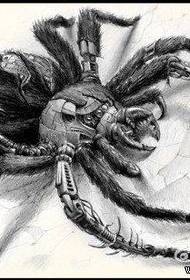 a popular cool spider tattoo pattern