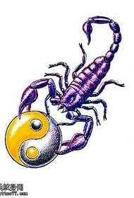 tuhinga tuhi scorpion taiji tattoo