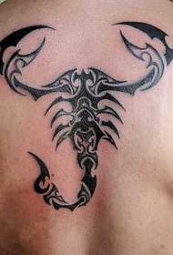 Scorpion tattoo pattern