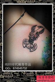 симпатична алтернатива малку зајак тетоважа шема