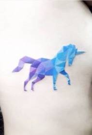 Tattoo Unicorn 8 noble thiab ntshiab zoo nkauj unicorn tattoo qauv