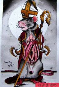 lucrări manuscrise tatuaj mouse-ul
