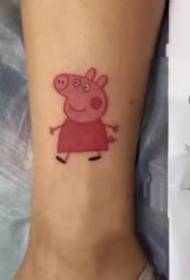 a set of 9 tattoos for Pigs Peggy