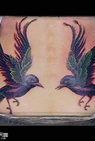 pasu vrána tetování vzor