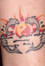 Gosip Dolphin Paradise Tattoo