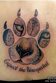 klassiek cool luipaard tattoo-patroon
