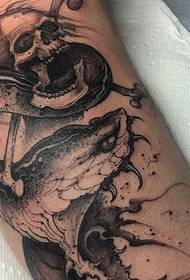 um conjunto de tatuagens de serpente de monstro de horror