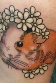 animal tattoo picture cute and lovely Dutch pig tattoo pattern
