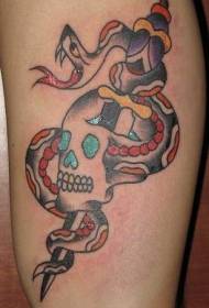 Dagger Snake Tattoo Pattern