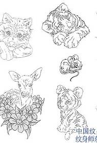 Animal Tattoo Pattern: Tiger Bunny Mouse Tattoo Pattern Picture