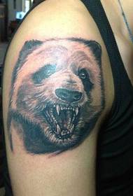Grande un mudellu di tatuaggio di panda gigante