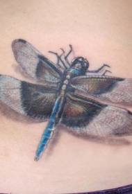 realistic dragonfly tattoo pattern