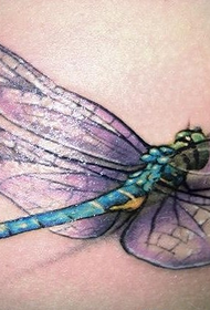 krásné 3d vážka tetování vzor