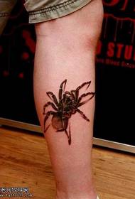 жути пауков узорак тетоважа
