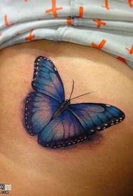 Taille Schmetterling Tattoo Muster