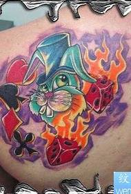 rameno roztomilý králíček tetování vzor