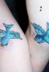 blu modeli tatuazhesh me vajza blu sparrow