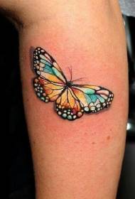 Shank cute butterfly tattoo pattern