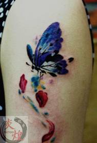 Changsha Yanhuang Tattoo Show Picture Works: Butterfly Tattoo