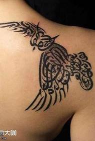Back Xiaoyan Totem Tattoo Pattern