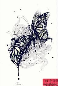Тетоважа шоу, препорачајте ракопис за тетоважа со пеперутка