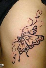 Pás motýl tetování vzor
