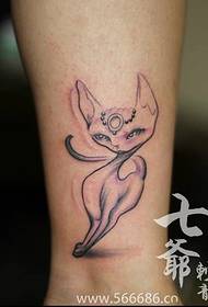 Nanchang Qiye Tattoo Ipakita ang Larawan ng Mga Gawang Tattoo: Little Fox Tattoo Pattern