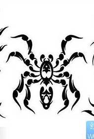 Manuscrito Spider Totem Tattoo Pattern
