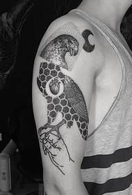 Veliki uzorak ptica tetovaža