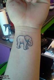 elephant totem tattoo pattern