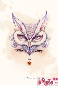 I-Fox mask tattoo mzobo wesithombe